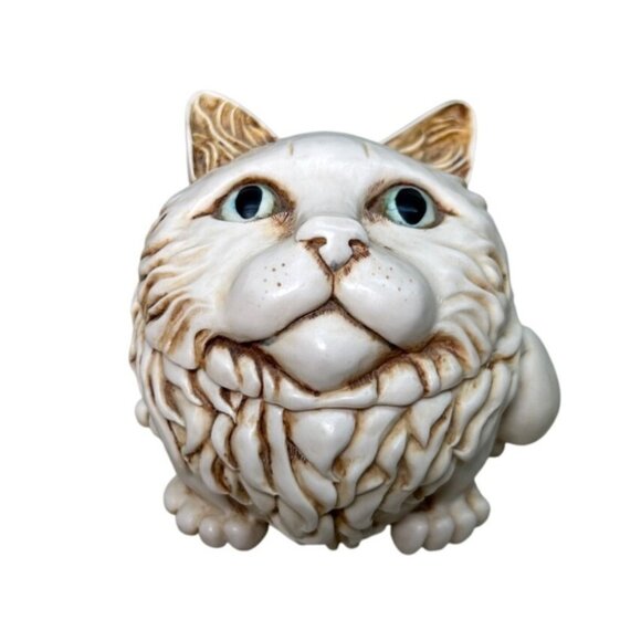 Harmony Kingdom Fat Cats Meow Trinket Box Figurine Mouse Inside - Picture 2 of 9
